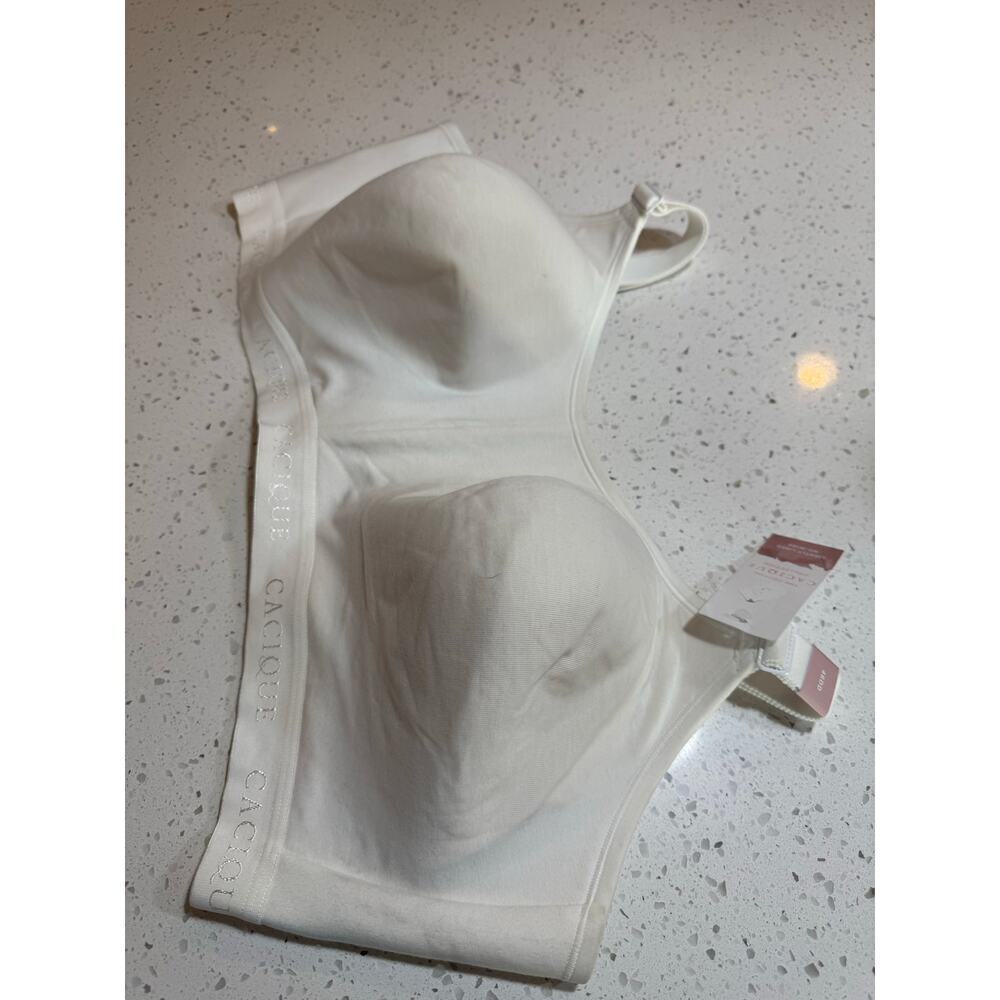 Cacique bra white NWT womens size 46DD